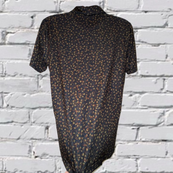 Puma Golf Polo Shirt Men’s Small Floral Print “Enjoy Golf” Performance Top - Picture 7 of 9